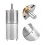 DC 12V 10RPM -1000RPM Gear Motor Gear Box Reversible High Torque Electric Micro Speed Reduction Geared Motor 25GA-370 Centric Output Shaft 25mm Diameter Gearbox Electric Motor (12V 1000RPM)
