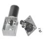 AZSSMUK DC Worm Gear Motor 12V 16RPM Self-Locking Reversed Mini Turbine Geared Carbon Brush Motor Speed Adjustable Low Noise Long Lifetime