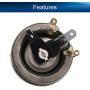 Yinpecly 200W 100R Ohm Ceramic Wirewound Potentiometer Variable Resistor Rheostat with Knob for Industiral Machinery RPM Adjustment