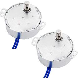 Twidec/2Pcs Synchronous Motor AC100~127V 50/60HZ Turntable Synchron Motor 4W CW/CCW Electric Motor 2.5-3RPM/MIN TYC-50-2.502