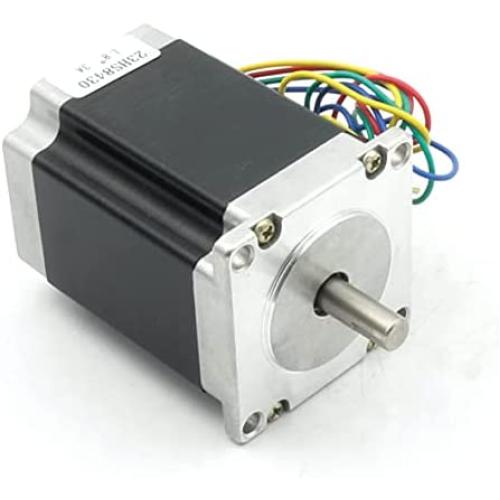 Nema 23 Stepper Motor 76mm 270oz.in 3A CNC Hybrid 2 Phase High Torque Stepping Motor 180Ncm 4 Lead For CNC Router XYZ Axis Milling Engraving Machine/3D Printers 23HS8430