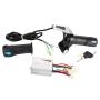 Brushed Controller, 24V 500W Electric Bicycle Scooter E-Bike Motor Brushed Speed Controller Box with Handle Throttle Grip