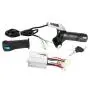 Brushed Controller, 24V 500W Electric Bicycle Scooter E-Bike Motor Brushed Speed Controller Box with Handle Throttle Grip