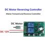 Calvas 433Mhz Wireless RF Switch DC12V Relay Receiver Module and 433.92 Mhz Remote Controls For DC Motor Forward and Reverse Controller - (Color: 1 RC and 1 Recevier)