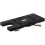 AQUOS Black Haswing Quick Release Bracket Quick Mounted Plate for Cayman Bow Mount Electric Trolling Motors on Bass Boat, Inflatable Boat, Pontoon Boat, Bass fishing, Lure fishing