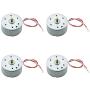 LRONG 4PCS 3V 6200RPM DC Motor Mini Electric Motor with Wire for DIY Toys