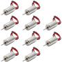 Augiimor 10PCS Coreless Micro DC Motor 6x12mm Mini DC Motors 3.7V 30000RPM Micro Motors for Blade Inductrix Tiny Whoop