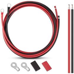 iGreely 10 Gauge Wire Tinned Copper Tray Cable - Connect Charge Controller and Battery for Solar Panel MPPT RV Automotive Marine Boat (10FT 10AWG)