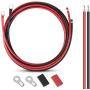 iGreely 10 Gauge Wire Tinned Copper Tray Cable - Connect Charge Controller and Battery for Solar Panel MPPT RV Automotive Marine Boat (10FT 10AWG)