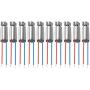 AEDIKO 10pcs DC Coreless Motor 1.5v-3v Waterproof Micro Vibration 12000RPM Mini Vibrating Motor 6mmx10mm for Electric Toothbrush Toys Dental Equipments