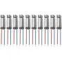 AEDIKO 10pcs DC Coreless Motor 1.5v-3v Waterproof Micro Vibration 12000RPM Mini Vibrating Motor 6mmx10mm for Electric Toothbrush Toys Dental Equipments