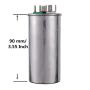 BOJACK 30+5uF 30/5MFD ±6% 370V CBB65 Dual Run Circular Start Capacitor for AC Motor Run or Fan Start or Condenser Straight