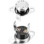 uxcell KSD301 Thermostat 80°C/176°F 10A Normally Open N.O Adjust Snap Disc Temperature Switch for Microwave Oven Coffee Maker 2pcs