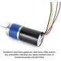 DC 12V 36MM Gear Motor, Mini Brushless Speed Reduction Motor, High Torque Electric Geared Motor, Silent Centric Output Shaft Gearbox, Mechanical Parts(45RPM)