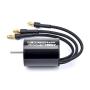 2435 4800KV 4P Sensorless Brushless Motor + 25A Brushless ESC Electric Speed Controller for 1/18 1/16 RC Car Truck