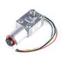 DC 12V high Torque Turbine Worm Gear Motor, with Encoder Strong self-Locking 10/20/30/40 /100 RPM(40RPM)