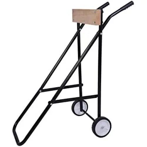 LEADALLWAY Outboard Boat Motor Stand Carrier Cart Dolly Storage Pro Heavy Duty Multi Purposed Engine Stand
