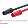 Heyiarbeit 6 Pairs XT150 Connector Adapter Female Plug 6mm Large Current Motor Gold Bullet Connector for RC Lipo Battery ESC Motor