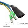 Drfeify E Bike Motor Conversion & Extension Cable 130cm 9 Pin with Waterproof Connector 100% Copper & Plastic for Electric Bike Black