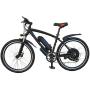 Jieoto 36V Electric Bicycle Battery 10AH 13AH 15AH 17AH E-Bike Bottle Type Lithium Battery with Charger and BMS Protection Board, for 200W 350W 500W 750W 1000W Electric Bike Motor
