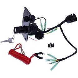 Yixin Outboard Single Engine Key Switch Panel 704-82570-08-00 Compatible with Yamaha Outboard Motor