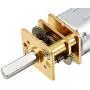 uxcell Micro Speed Reduction Motor DC 3V 25RPM with Full Metal Gearbox 0.15A Electric Gear Box Motor with 2 Terminals for DIY RC