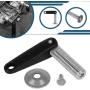 usvehj 433675 Boat Motor Transom Clamp Screw Set with clamp Screw and Handle Assembly fits for Johnson Evinrude Outboard