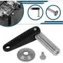 usvehj 433675 Boat Motor Transom Clamp Screw Set with clamp Screw and Handle Assembly fits for Johnson Evinrude Outboard