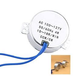 Affordable1 Piece 4 Size AC 100V-127V 4W 50/60Hz Synchronous Motor (15-18 RPM)