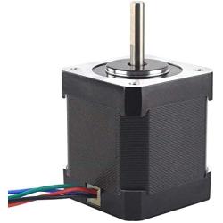 STEPPERONLINE Nema 17 Stepper Motor Bipolar 2A 59Ncm(84oz.in) 48mm Body 4-lead W/ 1m Cable and Connector compatible with 3D Printer/CNC