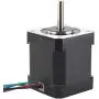STEPPERONLINE Nema 17 Stepper Motor Bipolar 2A 59Ncm(84oz.in) 48mm Body 4-lead W/ 1m Cable and Connector compatible with 3D Printer/CNC