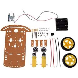 Vehicles-OCS Motor Smart Robot Car Chassis Kit Speed Encoder Battery Box 2WD Car DIY Kit Robot Car Chassis Kit Spare Parts Car Chassis Kit - (Color: Multi)