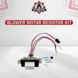 Blower Motor Resistor Complete Kit with Harness - Replaces 15 81773, 89018778, 89019351, 1581773, 15-81773 - Compatible with Chevy, GMC Vehicles - Silverado, Tahoe, Suburban, Sierra, Yukon XL - AC