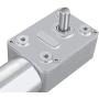 DC 12V Reversible High Torque 12V Worm Gear Motor Female Shaft High Torque Turbo Worm Gear Box Reduction Electric Motor(5RPM)