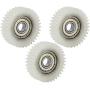 SH-RuiDu 3PCS Nylon Drive Gear 36T Planetary Gears E-Bike Wheel Hub Motor Planetary Gears W/Bearing Equipment Tool Accessory