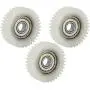 SH-RuiDu 3PCS Nylon Drive Gear 36T Planetary Gears E-Bike Wheel Hub Motor Planetary Gears W/Bearing Equipment Tool Accessory