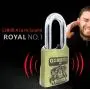 Heavy Duty Universal Security Alarm Lock with 4 Keys, 120db Alarm Sound, Weather Proof, Anti-Theft, for Door Motor Bicycle