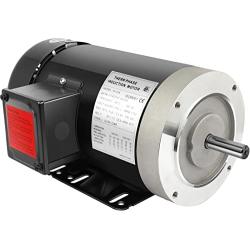 2HP Electric Motor 1750RPM General Purpose Three Phase 56C Motor TEFC 230/460V 5/8