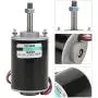 High Torsion Permanent Magnet DC Motor, 12/24V 30W High Speed CW/CCW DC Motor for DIY Generator(12V, 3500RPM)