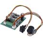 ICQUANZX DC 5V-36V 15A 3-Phase Brushless Motor Speed Controller Motor Control Board CW CCW Reversible Switch Motor Driver Control Regulator Module