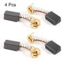 sourcing map Carbon Brush Electric Motor 5/8 x 2/5 x 3/13 Inch, 4 Pcs