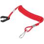 Boat Engine Motor Kill Stop Switch, Outboard Engine Ignition Emergency Kill Stop Switch Key Lanyard Rope Clip (for All Series)