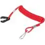Boat Engine Motor Kill Stop Switch, Outboard Engine Ignition Emergency Kill Stop Switch Key Lanyard Rope Clip (for All Series)