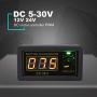 DollaTek 5-30V 12V24V 5A High Power PWM DC Motor Speed Controller Digital Display Encoder Duty Cycle Ratio Frequency Switch