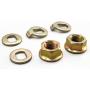 E-Bike Hub Motor Screw 12/14mm Shaft Screw Cap Washer/Spacer/Nut Cover Electric Bike Hub Lock for 500-5000 Watt Motors
