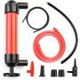 Tryfun Multi-Purpose Oil Fluid Extractor, Fluid Syringe Pump Manual Suction Vacuum for Cars, Boats, Farm Equipment, Industrial Gear Boxes, Motor Vehicles, Oil Change Evacuation Hand Pump (Red)
