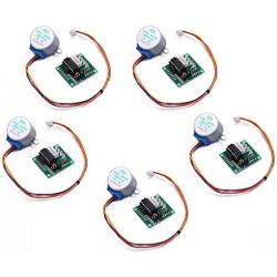 Teyleten Robot 5pcs ULN2003 28BYJ 48 5V 4-Phase Stepper Motor with 5V Stepper Drive Board for Arduino PI PIC Raspberry Pi