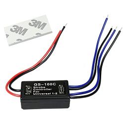 HUIQIAODS 12V GS-100C Flash Strobe Controller Auto Car Flasher Module for LED Brake Light Tail Stop Light