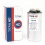Titan Hd Round Motor Dual Run Capacitor, 45/5 Microfarad Rating, 370-440VAC Voltage - PRCFD455A