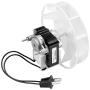 S99080166 Vent Bath Fan Motor and Fan Replacement BP28 Bathroom Fan Motor Kit Compatible with broan nutone 70cfm 1.4 Amp 3000RP 120V CCW